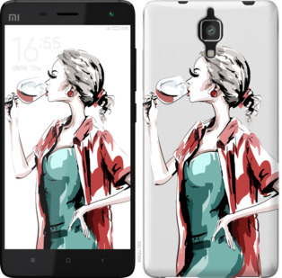 

Чохол Дівчина з келихом на Xiaomi Mi4 841692