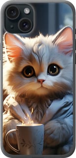 Чохол White cat на iPhone 15 Plus