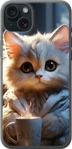 Чохол White cat на iPhone 15 Plus