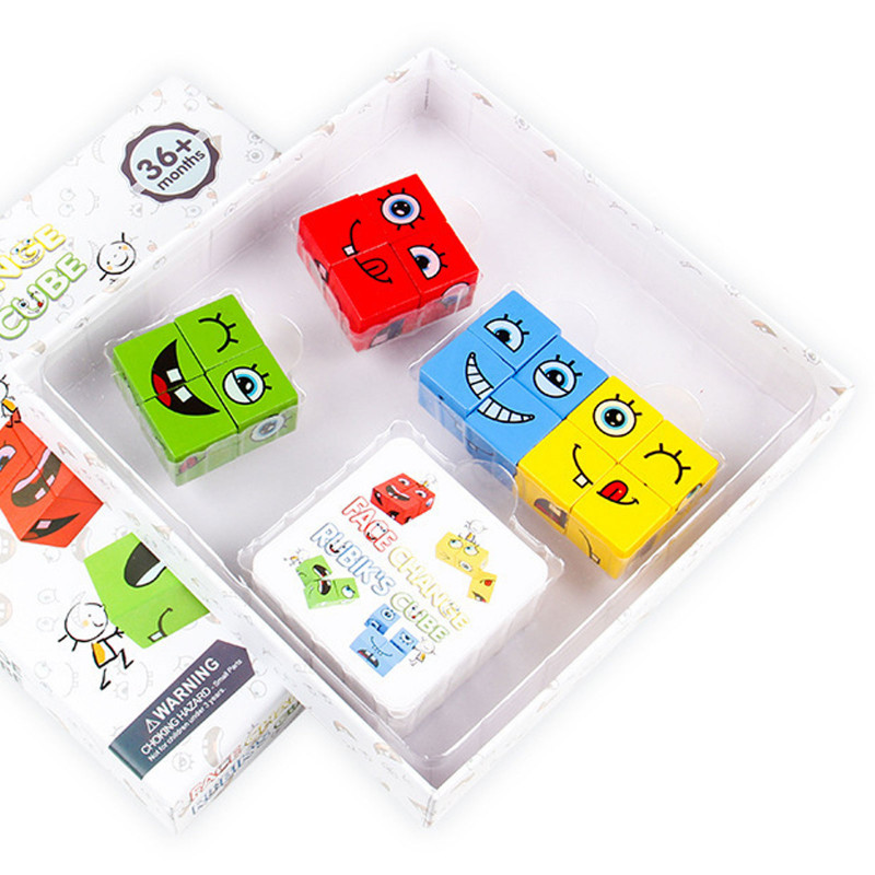 Настольная интерактивная игра Ummi Face Change Rubik's Cube (White) в магазине vchehle.ua