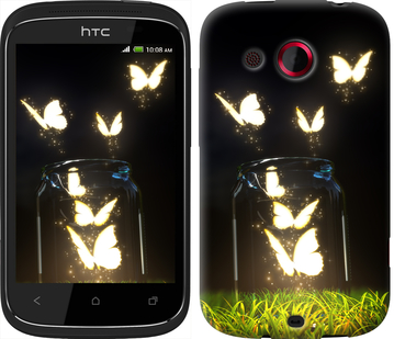 

Чехол Бабочки для HTC Desire C A320e 198475