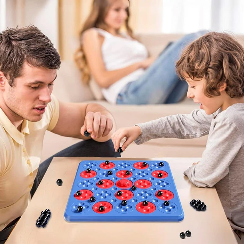 Настольная интерактивная игра Ummi ME-194 Magnetic Chess Game 5 in a Row (Blue) в магазине vchehle.ua