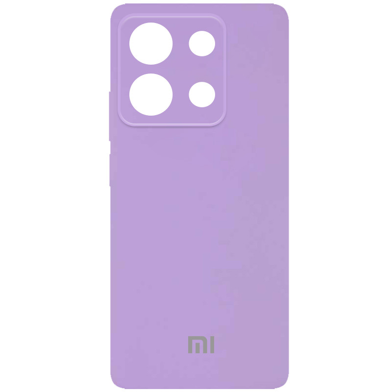 Чохол Silicone Cover Full Camera (AA) Xiaomi Redmi Note 13 5G (Бузковий / Lilac)