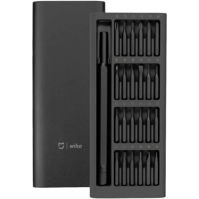 Отвертка с комплектом бит Xiaomi MiJia Wiha Screwdriver Set (JXLSD01XH) (Черный)