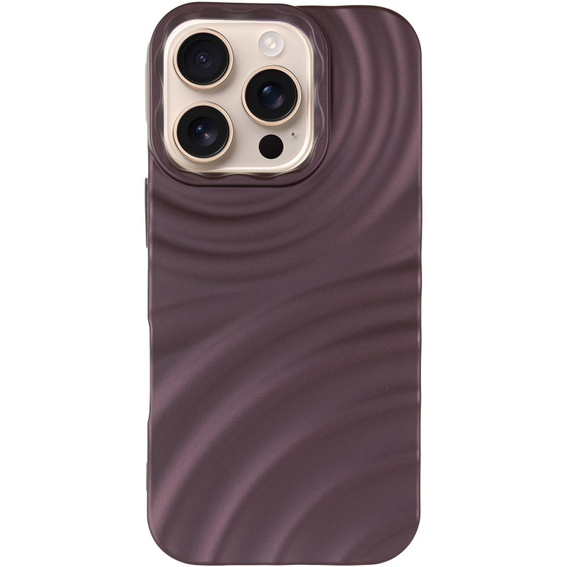 Фото Чохол TPU MonoWave на Apple iPhone 16 Pro (6.3") (Brown) на vchehle.ua