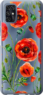

Чехол Нарисованные маки для ZTE Blade V2020 Smart 1633748