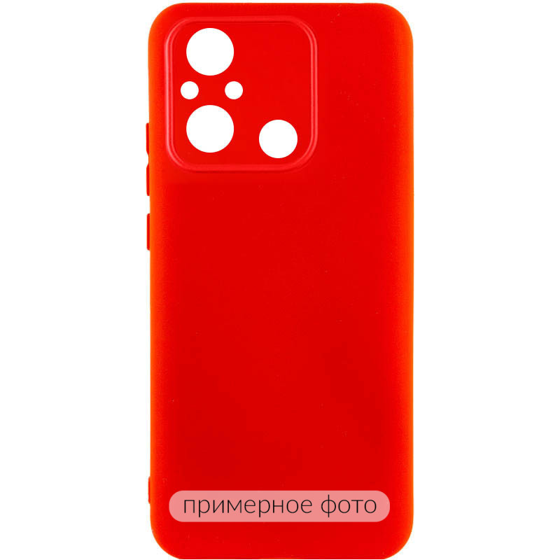 Чохол Silicone Cover Lakshmi Full Camera (AAA) на Motorola Moto G15 4G (Червоний / Red)