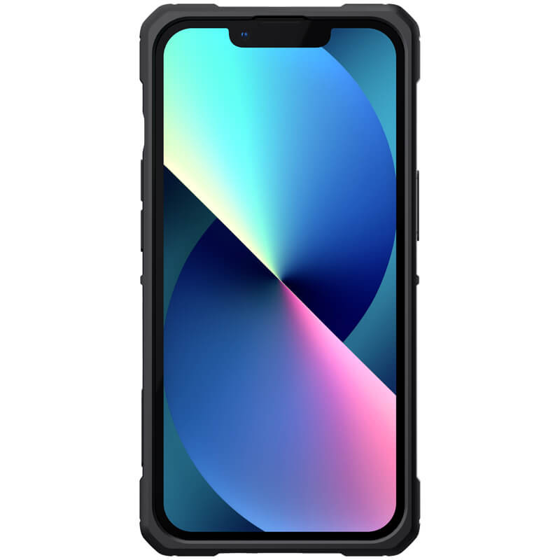 Фото TPU+PC чехол Nillkin CamShield Adventurer (шторка на камеру) для Apple iPhone 13 (6.1") (Черный) на vchehle.ua