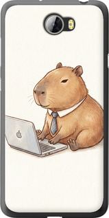 Чехол Funny Capybara CEO Working для Huawei Y5 II