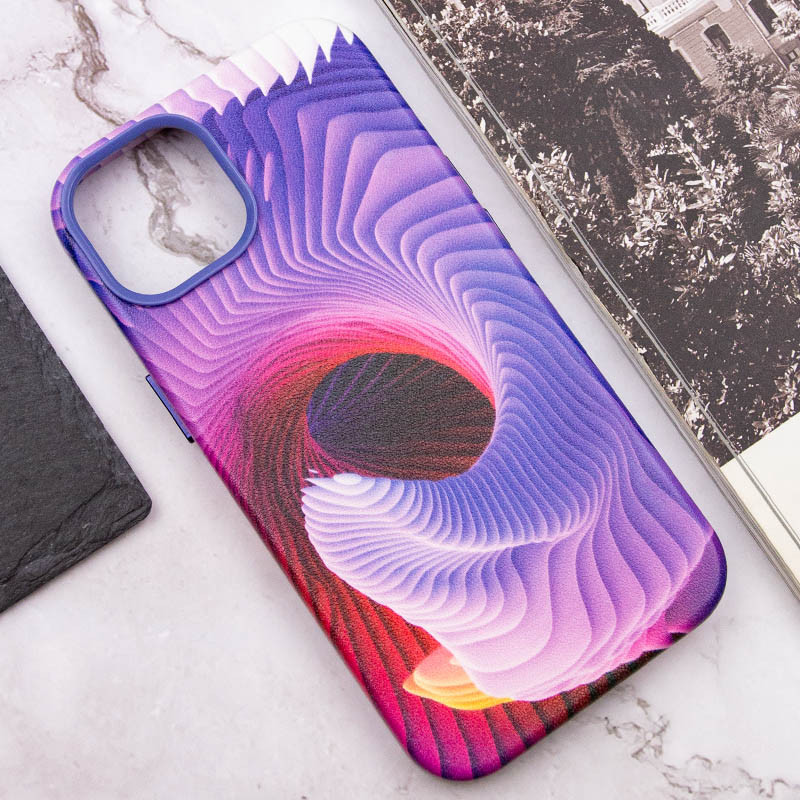 Купити Шкіряний чохол Colour Splash на Apple iPhone 11 Pro Max (6.5") (Purple / Pink) на vchehle.ua