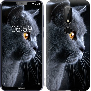 

Чохол Гарний кіт на Nokia 6.1 Plus 687624