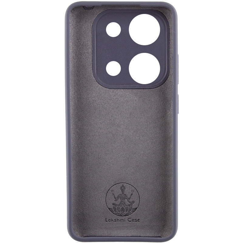 Фото Чохол Silicone Cover Lakshmi Full Camera (AAA) на Xiaomi Redmi Note 13 Pro 4G / Poco M6 Pro 4G (Сірий / Dark Gray) на vchehle.ua