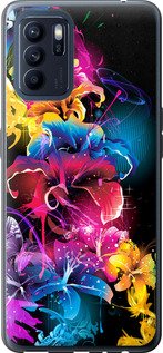 

Чехол Абстрактные цветы для Oppo Reno6 Z 1634195