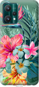 Чехол Тропические цветы v1 для Realme 9 Pro