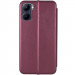 Фото Кожаный чехол-книжка Classy для Realme C33 (Бордовый) на vchehle.ua