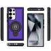 Фото TPU+Textured PC Magnet на Samsung Galaxy S25 Ultra (Purple) в маназині vchehle.ua