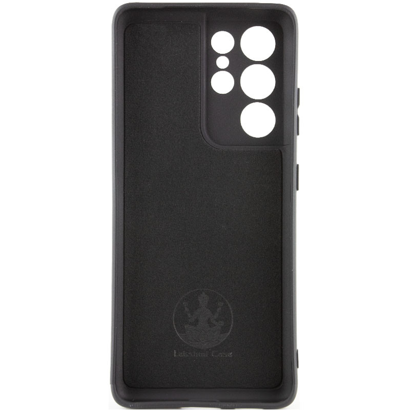 Фото Чехол Silicone Cover Lakshmi Full Camera (A) для Samsung Galaxy S21 Ultra (Черный / Black) на vchehle.ua