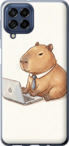 Чехол Funny Capybara CEO Working для Samsung Galaxy M53 M536B