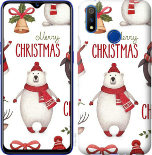 

Чехол Merry Christmas для Realme 3 Pro 919359