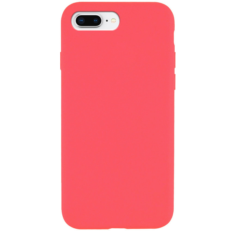 Чохол Silicone Case Full Protective (AA) NO LOGO на Apple iPhone 7 plus / 8 plus (5.5") (Кавуновий / Watermelon red)