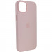 Купить Чехол Silicone case (AAA) full with Magnetic Safe для Apple iPhone 14 Pro Max (6.7") (Розовый / Chalk Pink) на vchehle.ua
