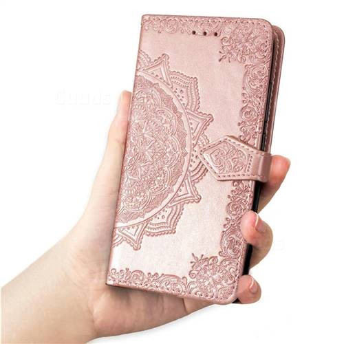 Замовити Шкіряний чохол-книжка Art Case з візитницею на Xiaomi Redmi 6A (Рожевий) на vchehle.ua