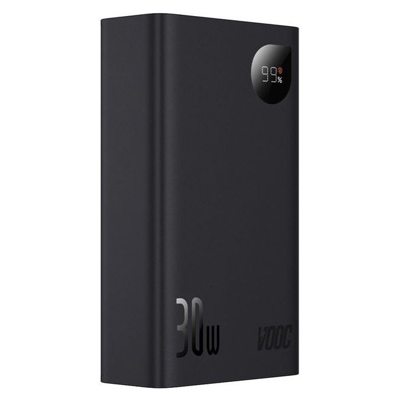 Фото Портативний ЗП Power Bank Baseus Adaman2 Digital Display 30W VOOС OS 20000 mAh (PPAD050101) (Black) в маназині vchehle.ua