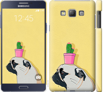 

Чохол Мопс з кактусом на Samsung Galaxy A7 A700H 795383