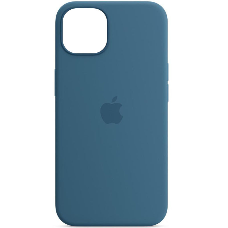 Чохол Silicone Case Full Protective (AA) на Apple iPhone 12 Pro / 12 (6.1") (Синій / Blue Jay)