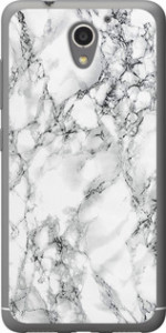 Чехол Мрамор белый для ZTE A510