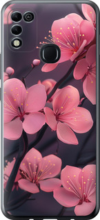 Чехол Пурпурная сакура для Infinix Hot 11 Play