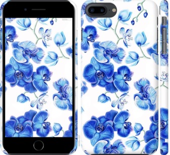 

Чехол Голубые орхидеи для iPhone 7 plus (5.5") 724819