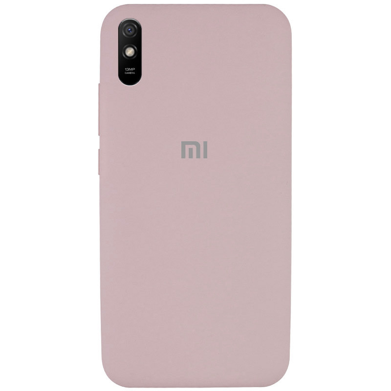 Чехол Silicone Cover Full Protective (AA) для Xiaomi Redmi 9A (Серый / Lavender)