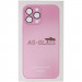 Чохол TPU+Glass Sapphire matte case на Apple iPhone 13 (6.1") (Chanel Pink) в магазині vchehle.ua