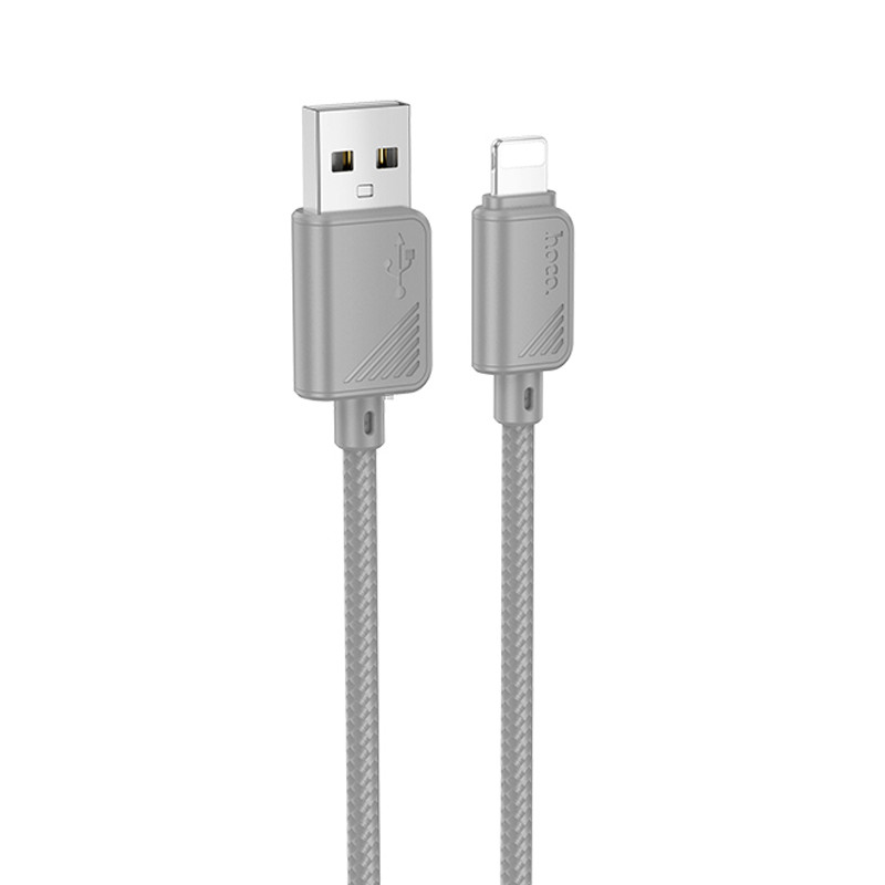 Дата кабель Hoco X113 Beneficio USB to Lightning (1m) (Gray)