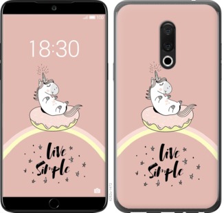 

Чохол Єдинорожки в пончике на Meizu 15 719404