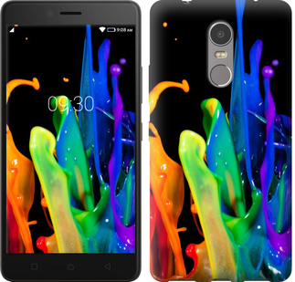 

Чохол бризки фарби на Lenovo K6 Note 654556