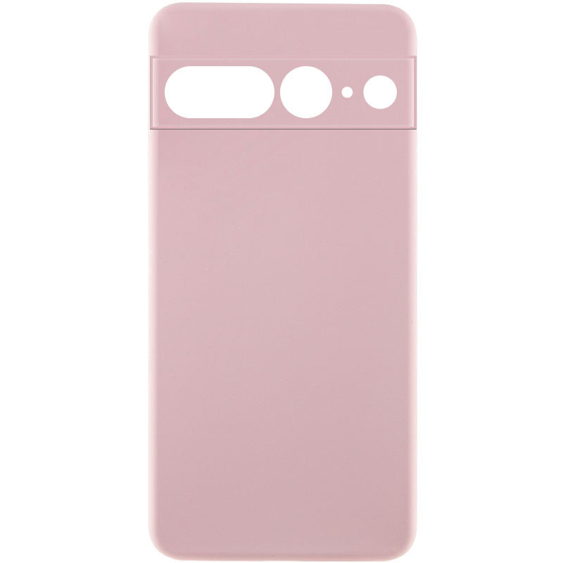 Чохол TPU GETMAN Liquid Silk Full Camera на Google Pixel 7 Pro (Рожевий / Pink Sand)
