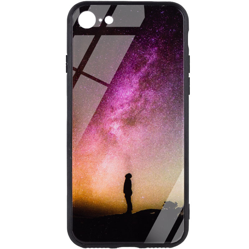 TPU+Glass чохол Diversity на Apple iPhone 7 / 8 / SE (2020) (4.7") (Solitude)