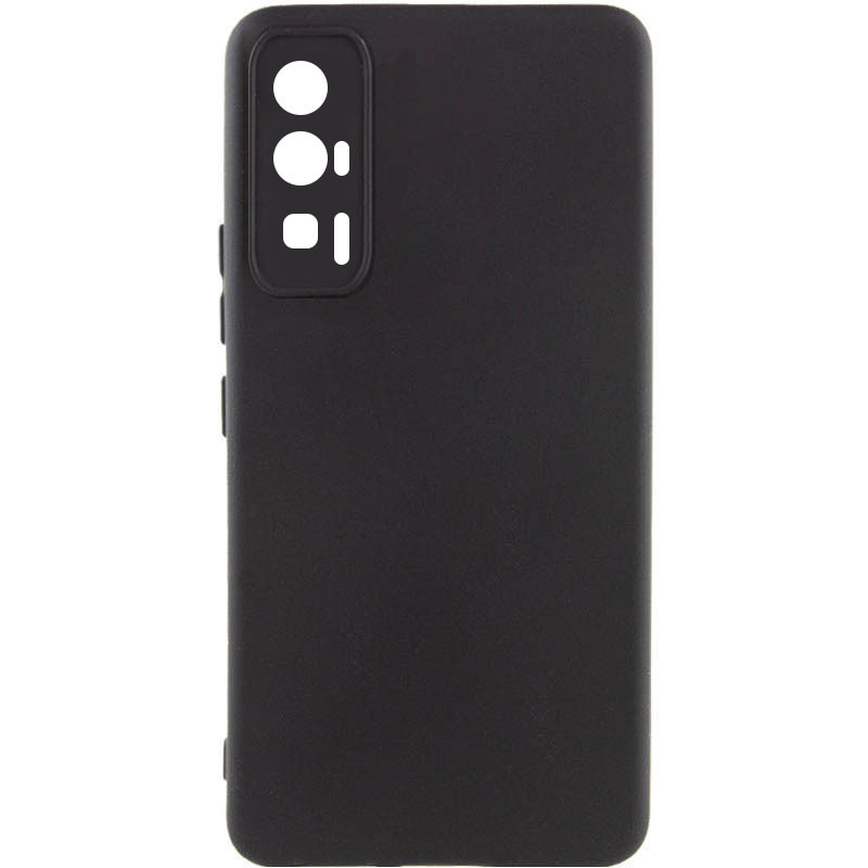 Чохол Silicone Cover Lakshmi Full Camera (A) на Xiaomi Poco F5 Pro (Чорний / Black)