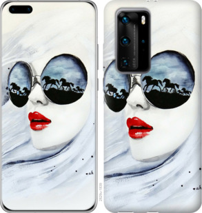 

Чохол Дівчина аквареллю на Huawei P40 Pro 933360
