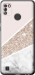 Чохол Пастельний мармур на Tecno Pop 4 Pro BC3