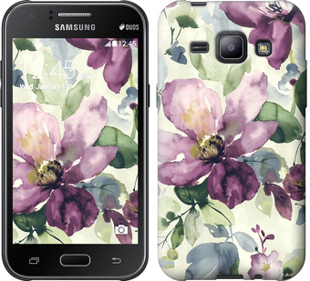 

Чохол Квіти аквареллю на Samsung Galaxy J1 J100H 296367