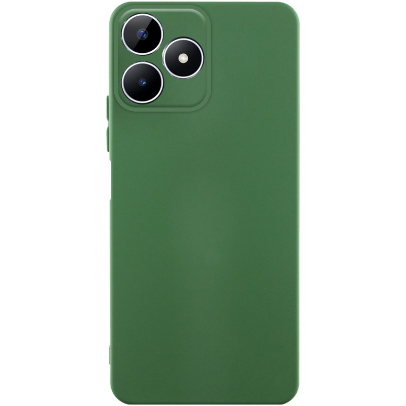 Чохол Silicone Cover Lakshmi Full Camera (AA) на Realme Note 50 5G (Зелений / Dark green)
