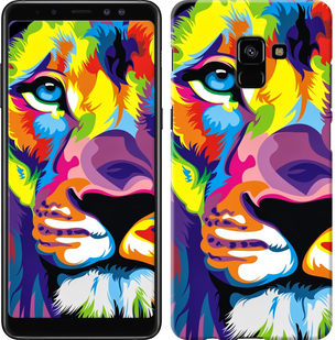 

Чохол Різнобарвний лев на Samsung Galaxy A8 Plus 2018 A730F 639553