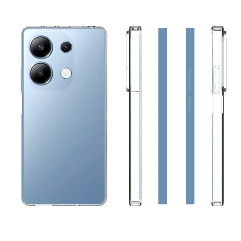 Фото TPU чехол Epic Transparent 1,0mm для Xiaomi Redmi Note 13 Pro 4G / Poco M6 Pro 4G (Бесцветный (прозрачный)) в магазине vchehle.ua