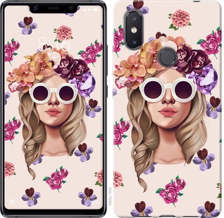 

Чехол Девушка с цветами v2 для Xiaomi Mi8 SE 670896