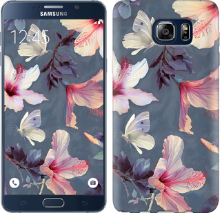 

Чехол Нарисованные цветы для Samsung Galaxy Note 5 N920C 596120