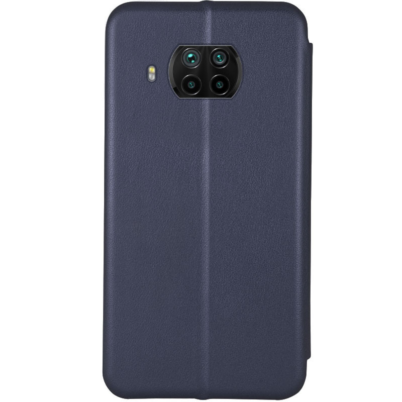 Фото Кожаный чехол-книжка Classy для Xiaomi Mi 10T Lite / Redmi Note 9 Pro 5G (Темно-синий) на vchehle.ua