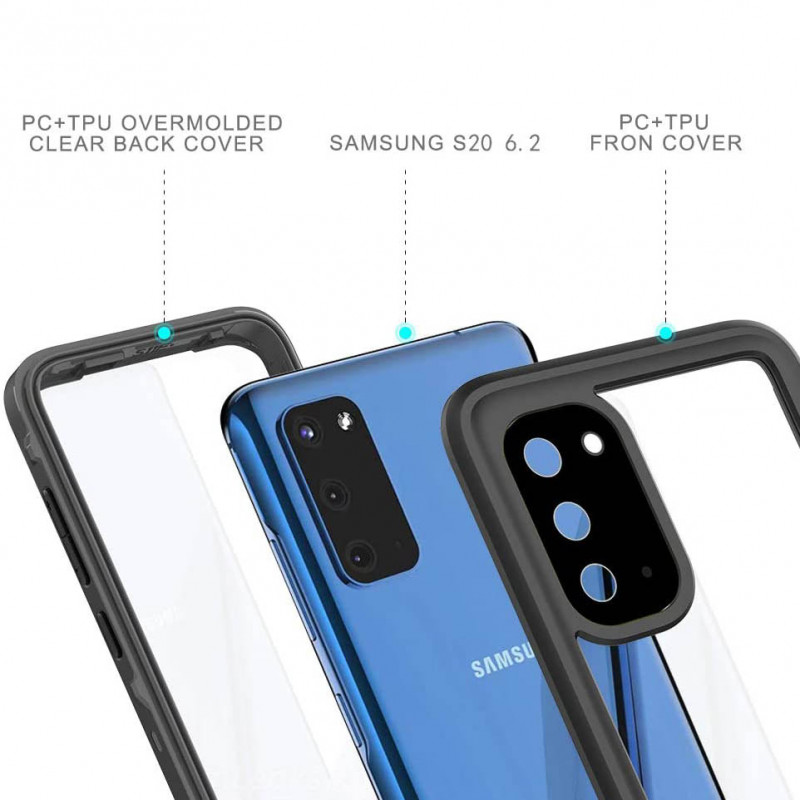 Фото Водонепроницаемый чехол Shellbox для Samsung Galaxy S20 FE (Черный) в магазине vchehle.ua